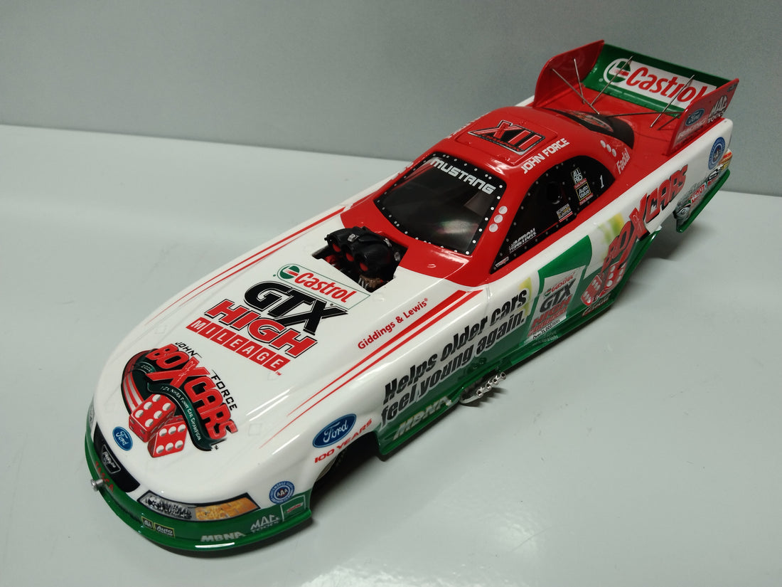 2003 JOHN FORCE CASTROL GTX HIGH MILEAGE - 12X CHAMPION1:24 FUNNY CAR DIECAST