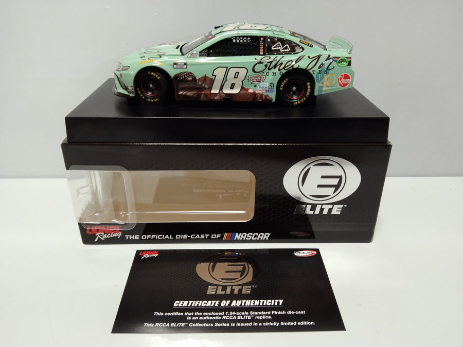 KYLE BUSCH 2021 M&M'S ETHEL M CHOCOLATES 1:24 ELITE DIECAST 1 OF 345