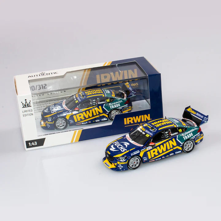 Mark Winterbottom (500th Consecutive Race Start) 1:43 IRWIN Racing #18 Holden ZB Commodore - 2021 OTR SuperSprint At The Bend