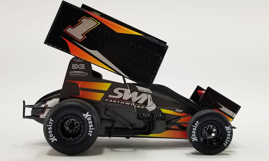 #1 SWI EARTHWORKS SPRINT CAR - JAMIE VEAL 1:18 DIECAST MODEL