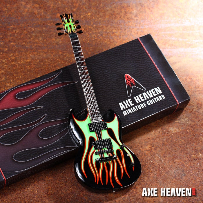 James Hetfield Metallica Signature Grynch Miniature Guitar Replica Collectible