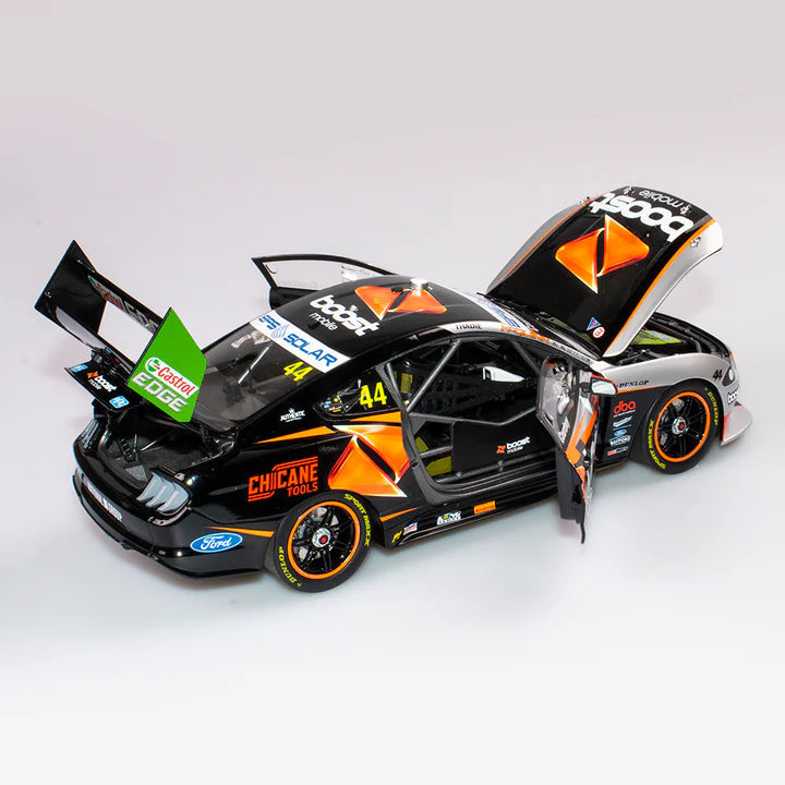 James Courtney 1:18 Boost Mobile Racing #44 Ford Mustang GT - 2021 Repco Supercars Championship Season - AUTHENTIC COLLECTABLES - RRP $225 NOW $200