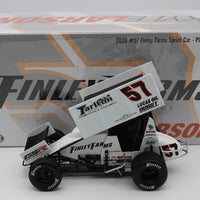 Kyle Larson 2020 Finley Farms Plan B Sales Wing #57 1:18 Sprint Car Diecast