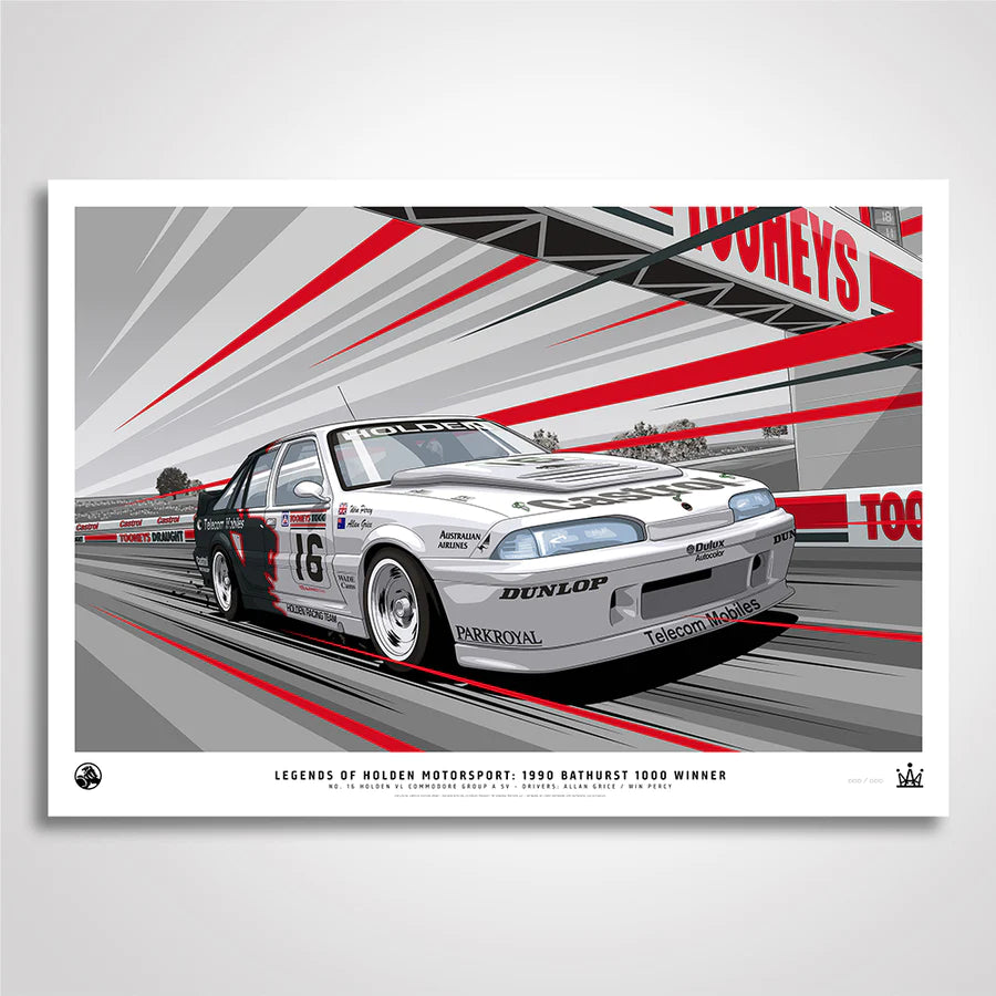 *PRE-ORDER* Legends of Holden Motorsport: 1990 Bathurst 1000 Winner Limited Edition Print