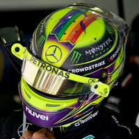 Lewis Hamilton  Mercedes-AMG - 2023 - 1.5 Scale Resin Model Helmet