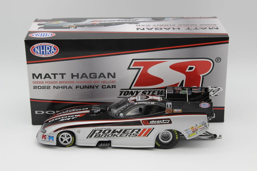 Matt Hagan 2022 Power Brokers  Mopar SRT Hellcat 1:24 Funny Car NHRA Diecast