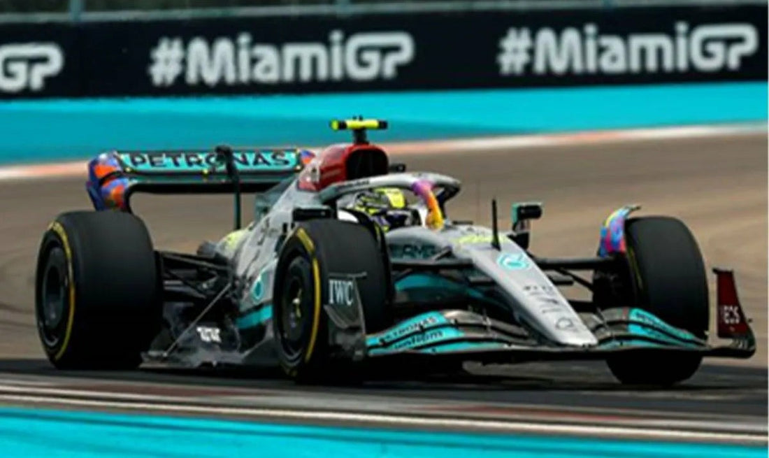 *PRE-ORDER* Mercedes-AMG Petronas F1 W13 E Performance No.44 Mercedes-AMG Petronas F1 Team - Miami GP 2022 - Lewis Hamilton - 1:43 Scale Resin Model Car