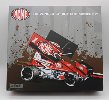 WINGED SPRINT CAR MODEL KIT - PRIMER - 1:18 SCALE