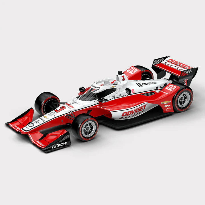 *PRE-ORDER* 1:18 Team Penske #3 Odyssey Battery Dallara Chevrolet IndyCar - 2022 Honda Indy 200 At Mid-Ohio Winner - Driver: Scott McLaughlin (Signature Edition)