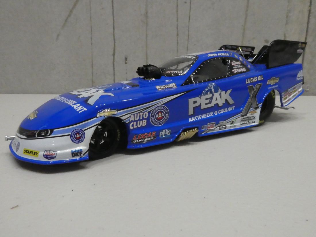 2016 JOHN FORCE PEAK FUNNY CAR - 1:24 SCALE DIECAST MODEL