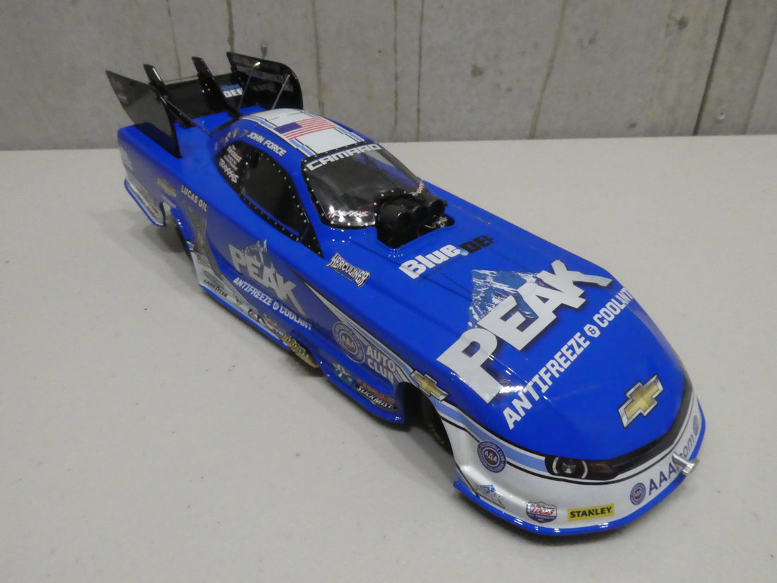 2016 JOHN FORCE PEAK FUNNY CAR - 1:24 SCALE DIECAST MODEL