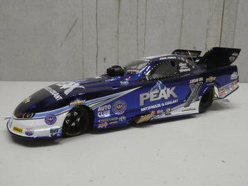 2015 JOHN FORCE PEAK FUNNY CAR - COLOUR CHROME 1:24 SCALE DIECAST - 1 OF 313