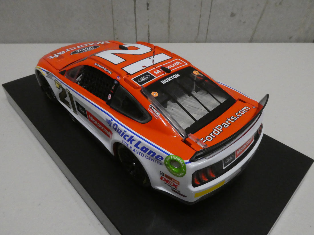 Harrison Burton Autographed 2022 Motorcraft 1:24 ARC Nascar Diecast