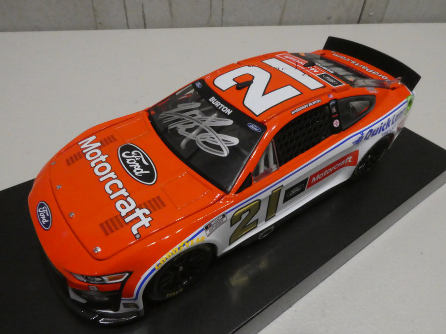 Harrison Burton Autographed 2022 Motorcraft 1:24 ARC Nascar Diecast