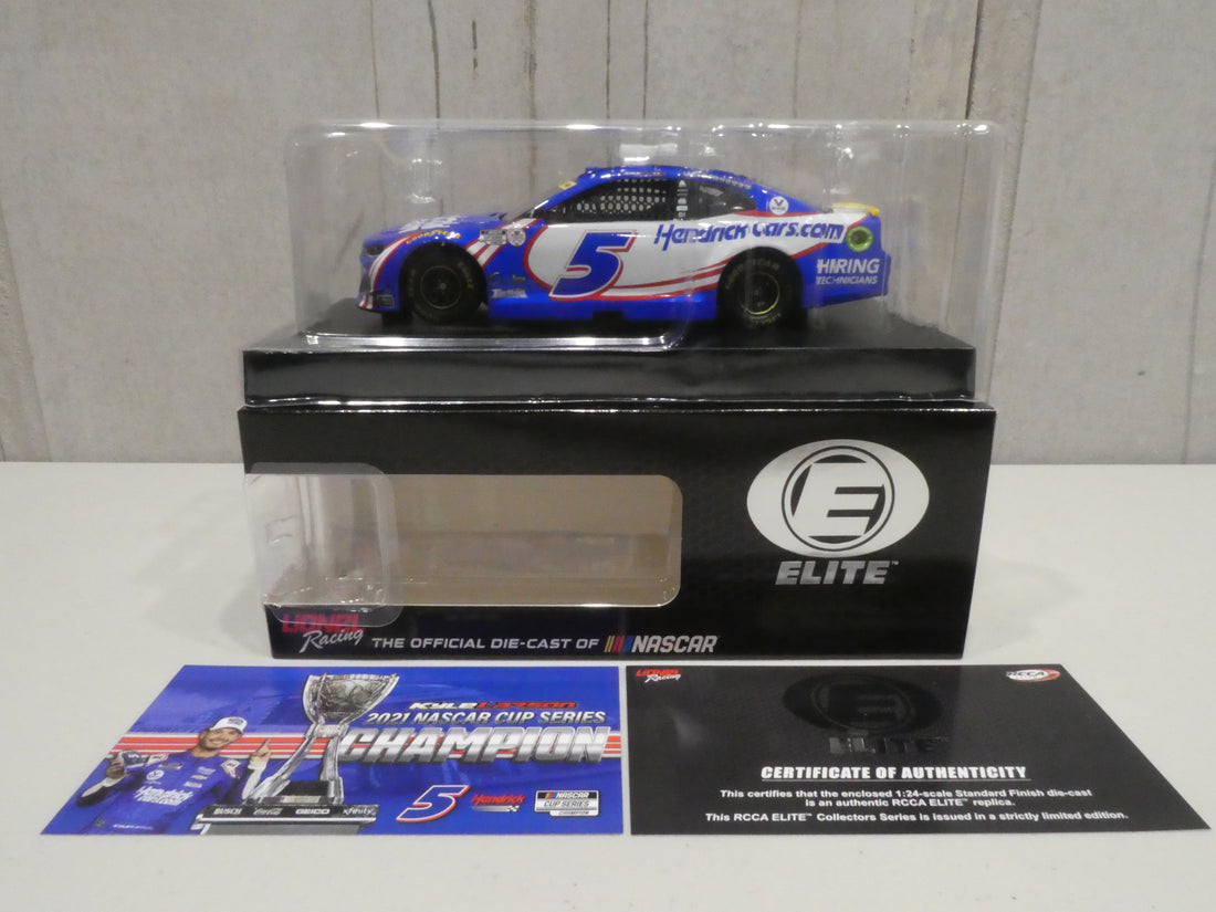 KYLE LARSON 2021 HENDRICKCARS.COM 1:24 ELITE NASCAR CHAMPION DIECAST