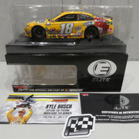 KYLE BUSCH 2021 M&M'S MINIS POCONO RACED WIN 1:24 ELITE DIECAST