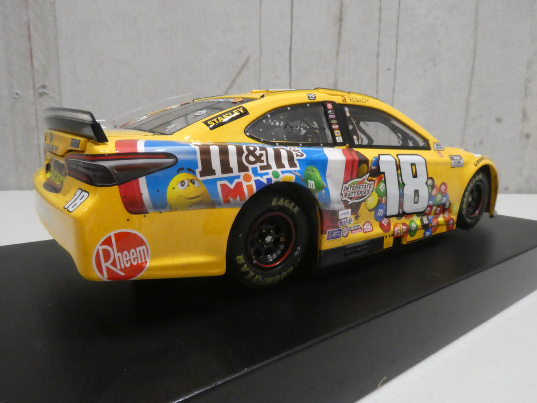 KYLE BUSCH 2021 M&M'S MINIS POCONO RACED WIN 1:24 ELITE DIECAST