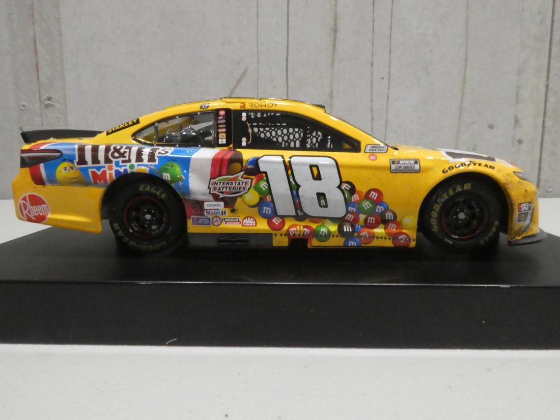 KYLE BUSCH 2021 M&M'S MINIS POCONO RACED WIN 1:24 ELITE DIECAST