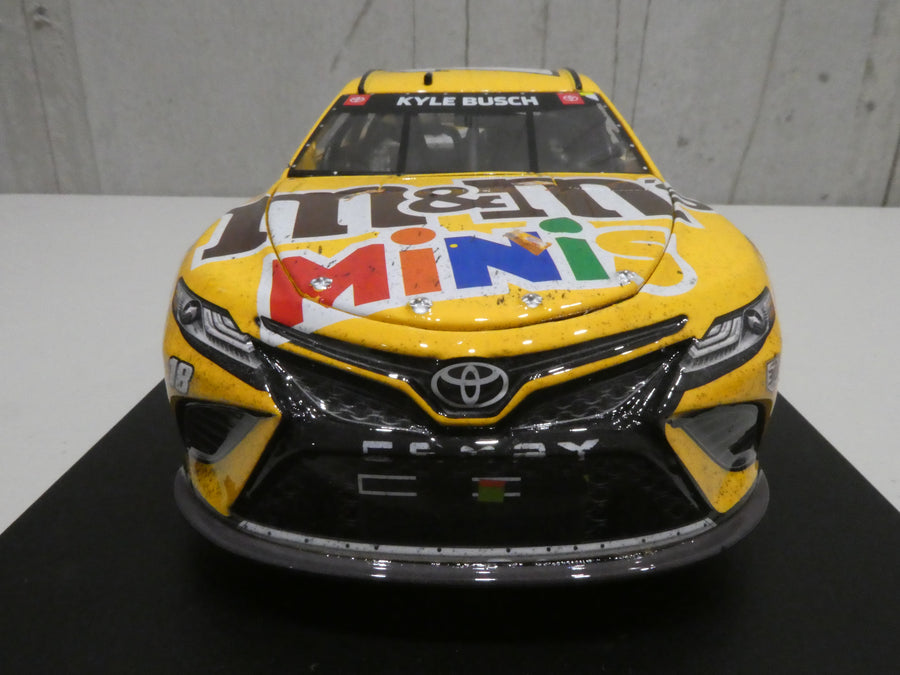 KYLE BUSCH 2021 M&M'S MINIS POCONO RACED WIN 1:24 ELITE DIECAST