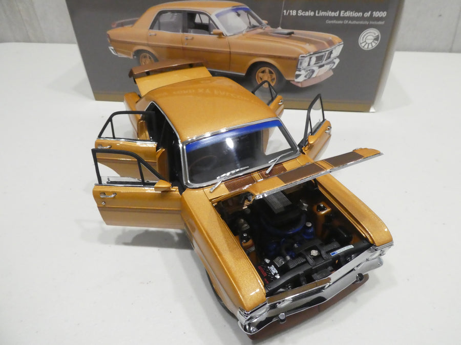 FORD XY FALCON PHASE III GT-HO GOLD LIVERY 1:18 DIECAST MODEL - RRP $299 NOW $249