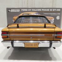 FORD XY FALCON PHASE III GT-HO GOLD LIVERY 1:18 DIECAST MODEL - RRP $299 NOW $249