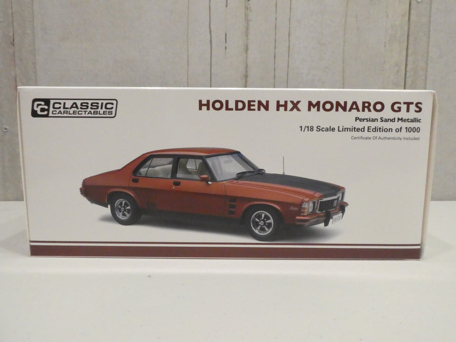 HOLDEN HX MONARO GTS PERSIAN SAND 1:18 DIECAST MODEL