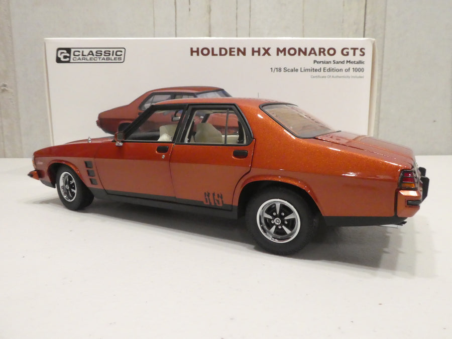 HOLDEN HX MONARO GTS PERSIAN SAND 1:18 DIECAST MODEL