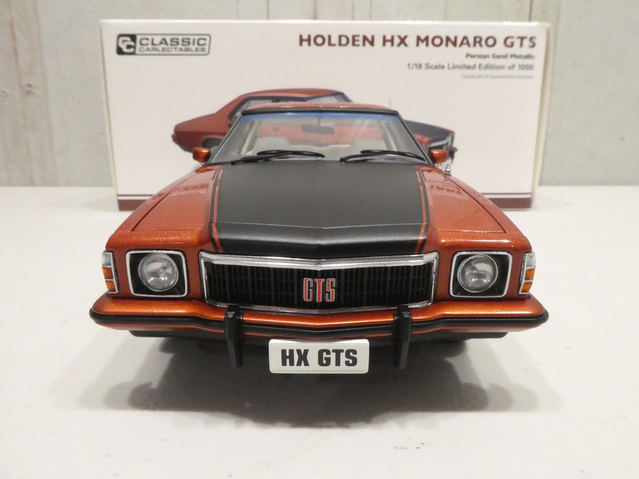 HOLDEN HX MONARO GTS PERSIAN SAND 1:18 DIECAST MODEL