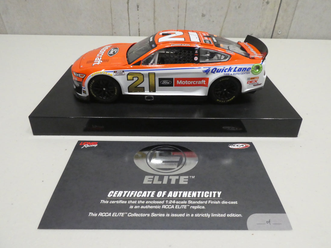 HARRISON BURTON 2022 FORD MOTORCRAFT 1:24 ELITE DIECAST