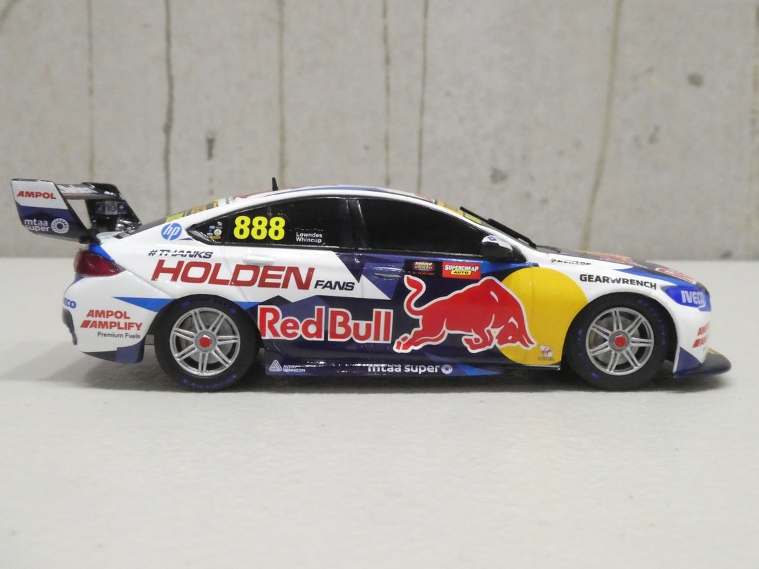 Jamie Whincup & Craig Lowndes Final Holden Factory Supercar Red Bull Holden Racing Team Holden ZB Commodore - 1:43 Diecast Model