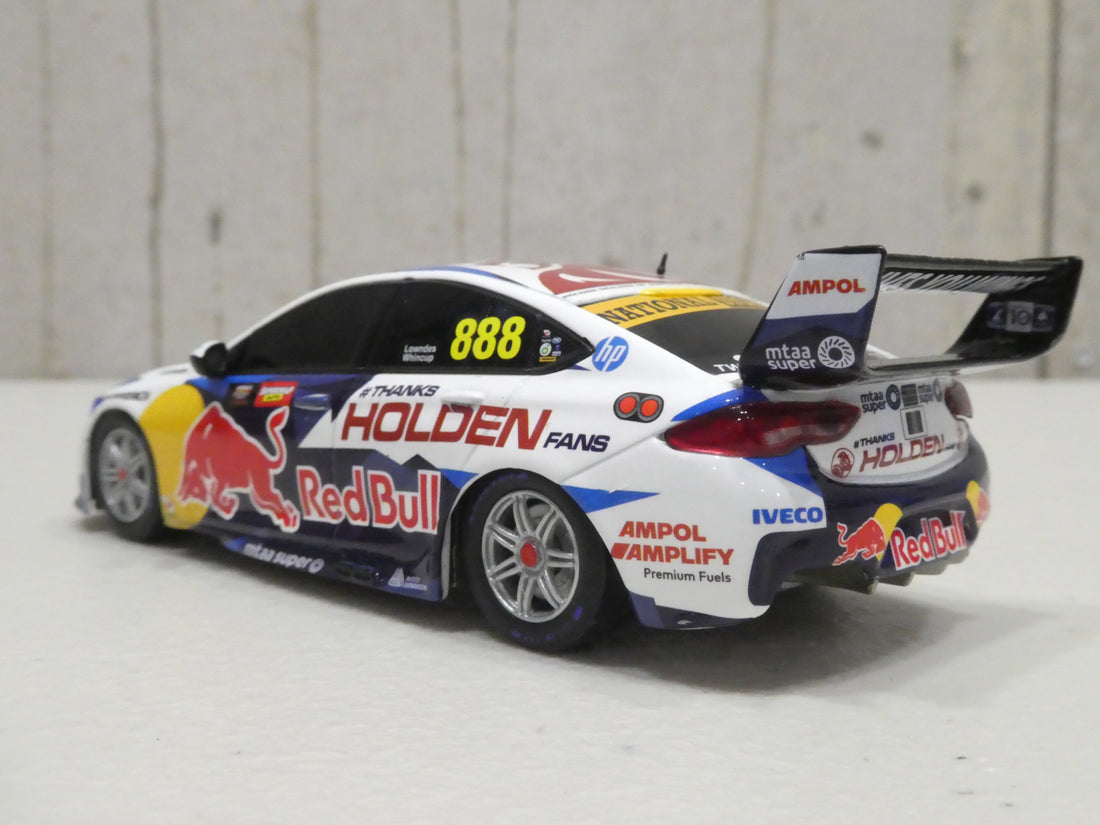 Jamie Whincup & Craig Lowndes Final Holden Factory Supercar Red Bull Holden Racing Team Holden ZB Commodore - 1:43 Diecast Model