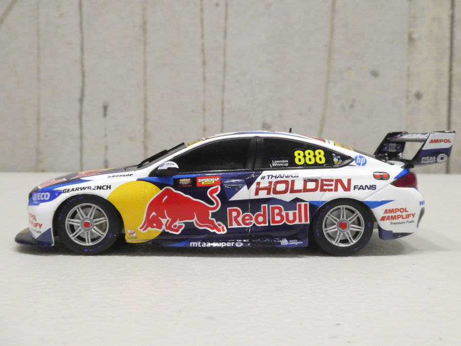 Jamie Whincup & Craig Lowndes Final Holden Factory Supercar Red Bull Holden Racing Team Holden ZB Commodore - 1:43 Diecast Model