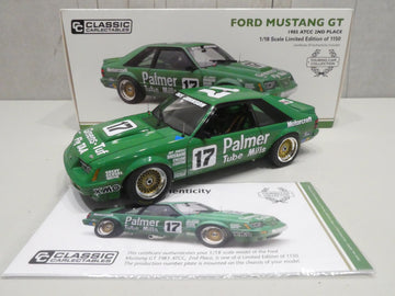 FORD MUSTANG GT 1985 ATCC 2ND PLACE 1:18 DIECAST MODEL