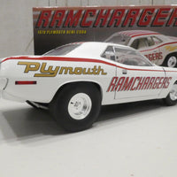 1970 PLYMOUTH CUDA SUPER STOCK - RAMCHARGERS 1:18 DIECAST - ACME