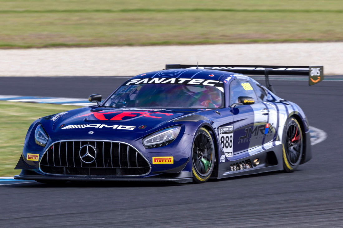 MERCEDES-AMG GT3 - 2022 GT WORLD CHALLENGE AUSTRALIA - TRIPLE EIGHT RACE ENGINEERING #888 - VAN GISBERGEN/PRINCE IBRAHIM - PHILLIP ISLAND GRAND PRIX CIRCUIT - RACE 1 - 3RD PLACE - 1:43 SCALE