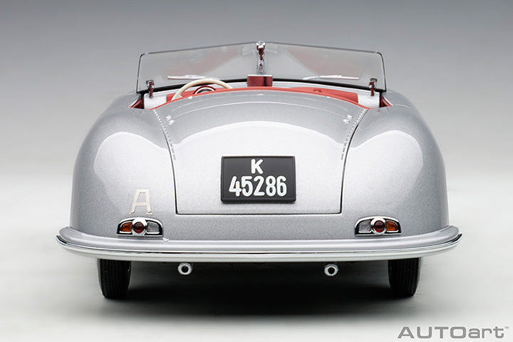 PORSCHE 356 NUMBER 1 (SILVER) 1:18 SCALE MODEL - AUTOART