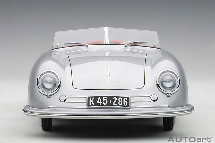 PORSCHE 356 NUMBER 1 (SILVER) 1:18 SCALE MODEL - AUTOART