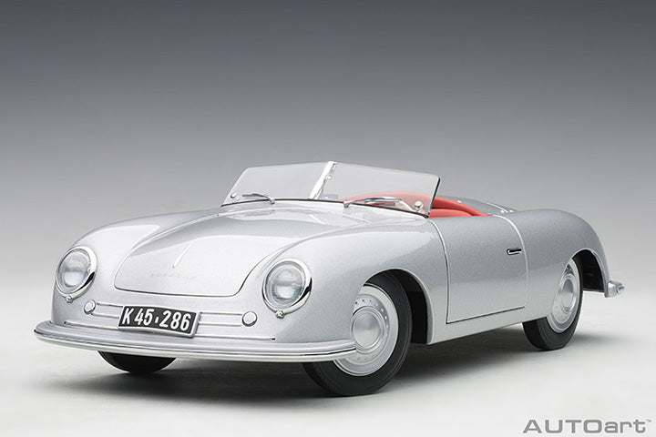 PORSCHE 356 NUMBER 1 (SILVER) 1:18 SCALE MODEL - AUTOART