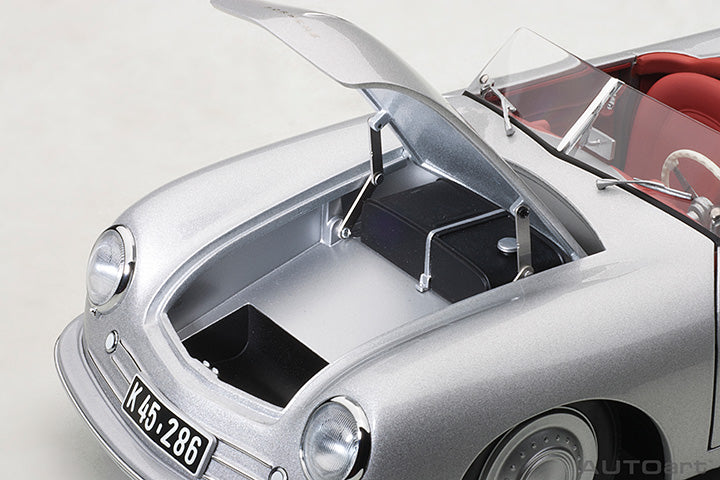 PORSCHE 356 NUMBER 1 (SILVER) 1:18 SCALE MODEL - AUTOART