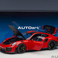 PORSCHE 911 (991.2) GT2 RS WEISSACH PACKAGE ( GUARDS RED ) AUTOART 1:18