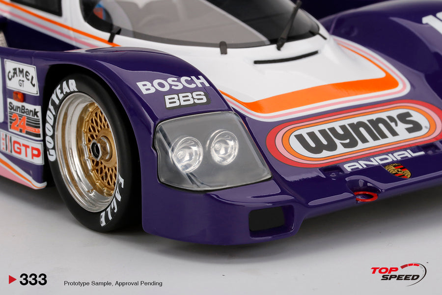 Porsche 962 1987 IMSA Daytona  24 Hours 5th Hotchkis Racing  #10 1:18 Resin Diecast