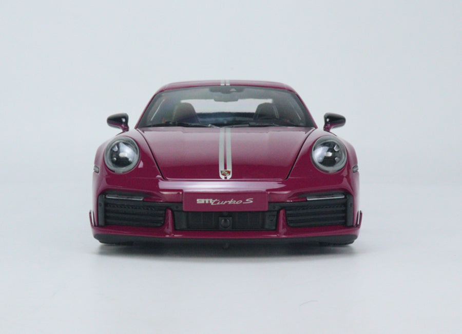 *PRE-ORDER* Porsche 911 (992) Turbo S Coupe Sports Design 2021 RED - 1:18 Diecast Model - Minichamps