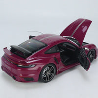 *PRE-ORDER* Porsche 911 (992) Turbo S Coupe Sports Design 2021 RED - 1:18 Diecast Model - Minichamps