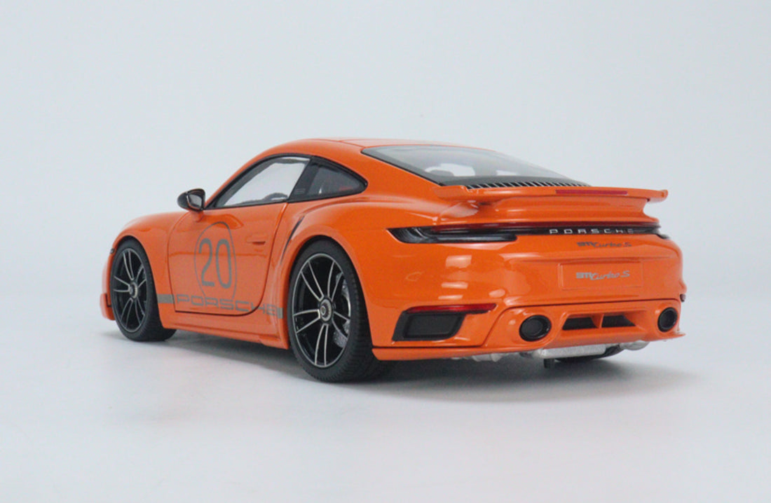 PRE ORDER Porsche 911 992 Turbo S Coupe Sport Design Orange