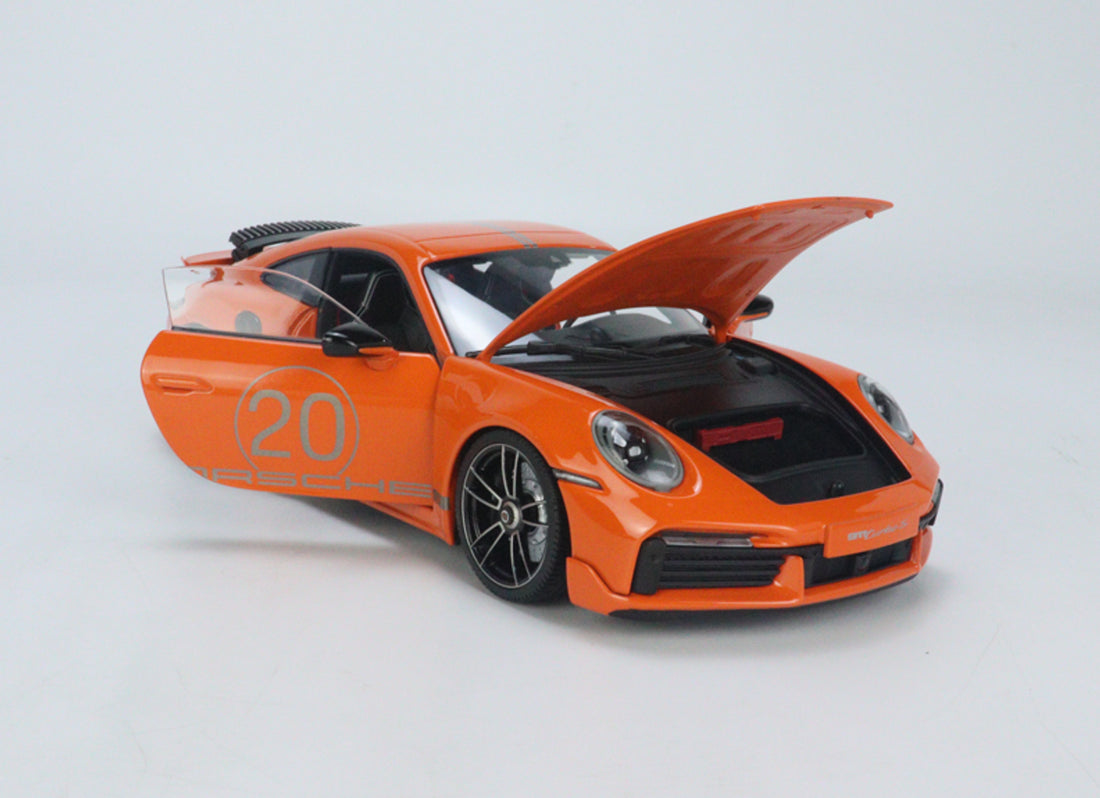 *PRE-ORDER* Porsche 911 (992) Turbo S Coupe Sport Design - Orange - 1 ...