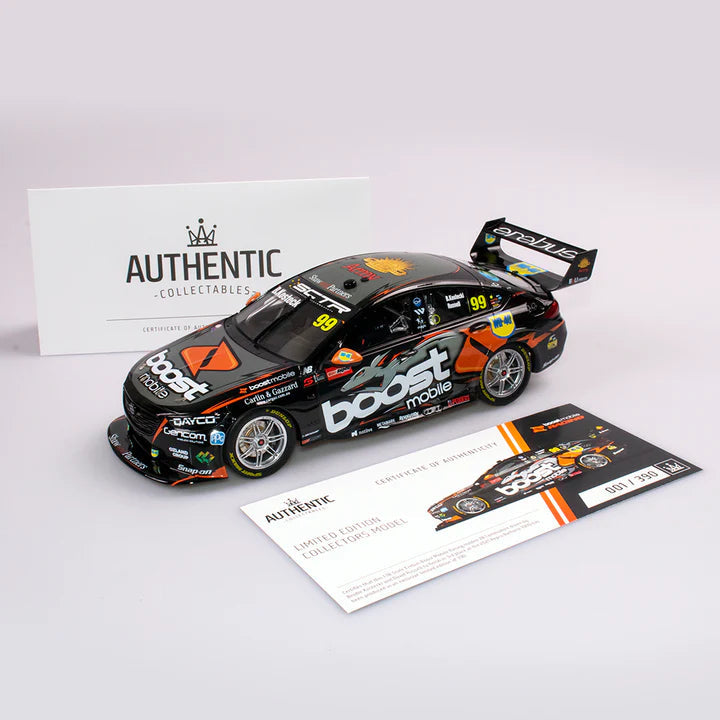 Brodie Kostecki / David Russell 1:18 Scale Erebus Boost Mobile Racing #99 Holden ZB Commodore - 2021 Repco Bathurst 1000 3rd Place - AUTHENTIC COLLECTABLES  - RRP $230 NOW $200