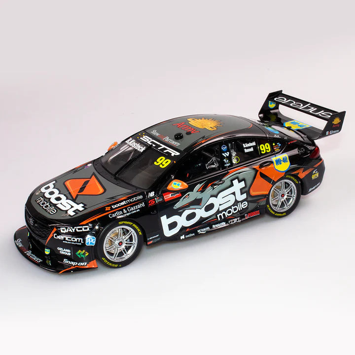 Brodie Kostecki / David Russell 1:18 Scale Erebus Boost Mobile Racing #99 Holden ZB Commodore - 2021 Repco Bathurst 1000 3rd Place - AUTHENTIC COLLECTABLES  - RRP $230 NOW $200