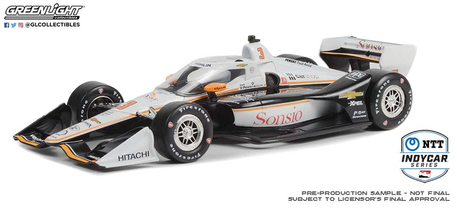 Scott McLaughlin #3 2022 Sonsio Vehicle Protection / Team Penske 1:18 Scale IndyCar Diecast