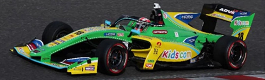 *PRE-ORDER* SF19 No.18 KCMG M-TEC HR417E - Super Formula 2022 - Yuji Kunimoto. Limited 500 - 1:43 Scale Resin Model Car
