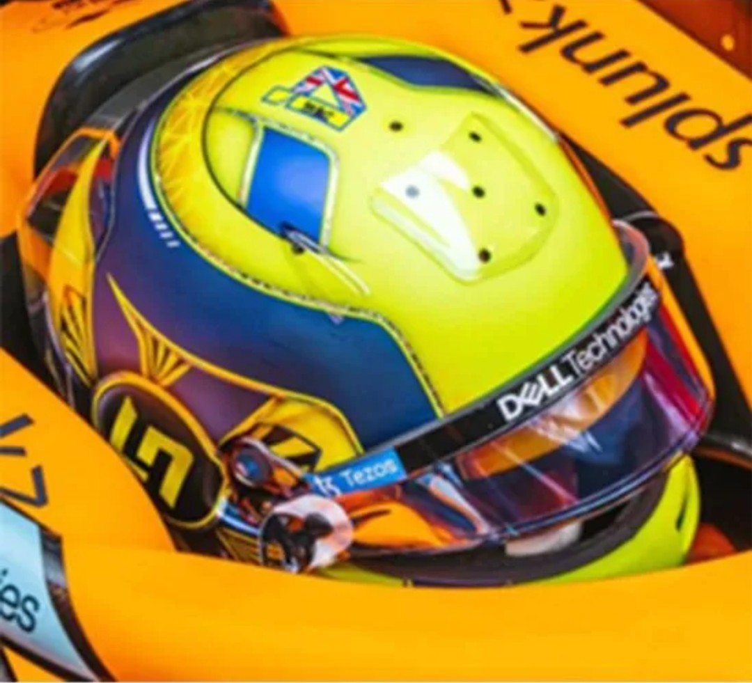 McLaren - Lando Norris - 2022 - 1:5 Scale Resin Model Helmet